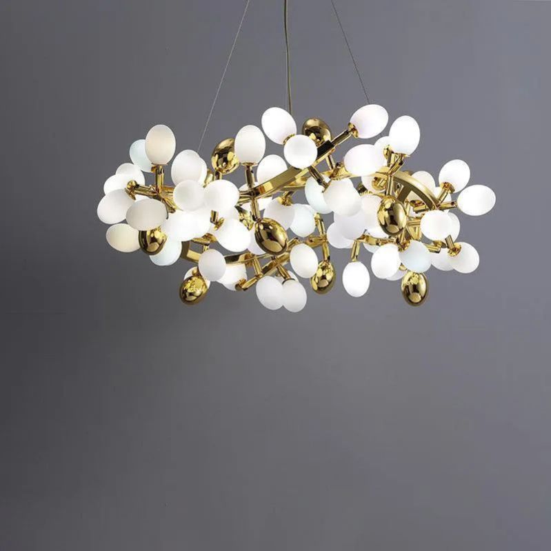 Harris Grape Circle Branch Chandelier