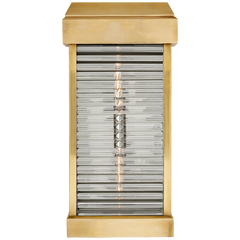 Rex Curved Glass Louver Sconce