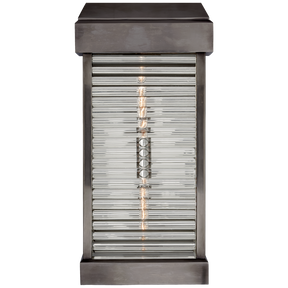 Rex Curved Glass Louver Sconce