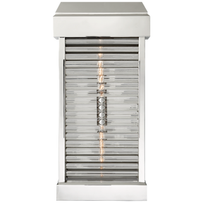 Rex Curved Glass Louver Sconce