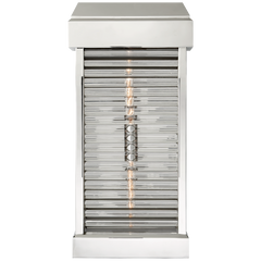 Rex Curved Glass Louver Sconce