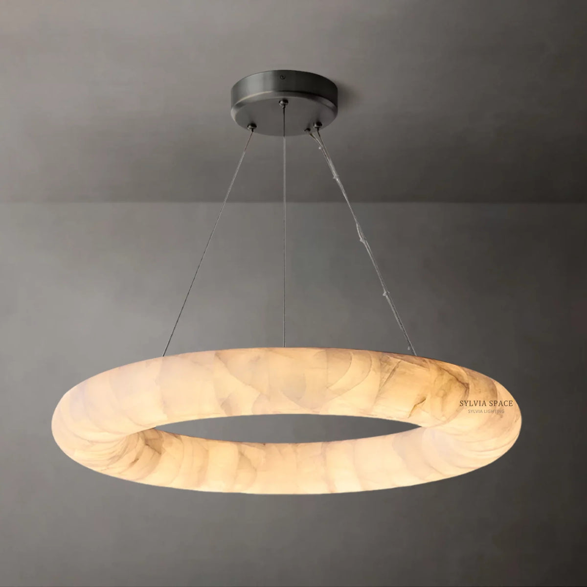 Rivager Lisse Round Chandelier 31" 41" 61"