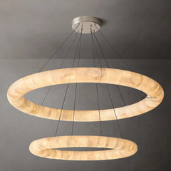 Rivager Lisse Two-Tiered Round Chandelier 61"