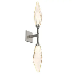 Rock Crystal Double Wall Sconce
