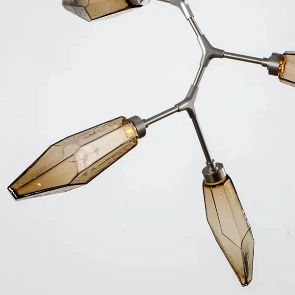 Rock Crystal Modern LED Chandelier