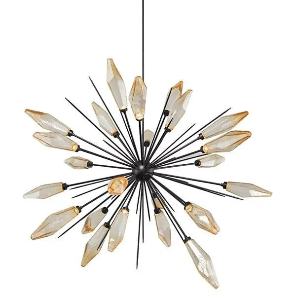 Rock Crystal Modern LED Chandelier