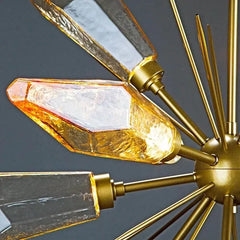 Rock Crystal Modern LED Chandelier