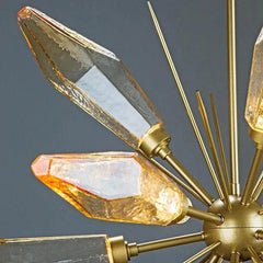 Rock Crystal Modern LED Chandelier