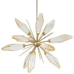 Rock Crystal Modern LED Chandelier