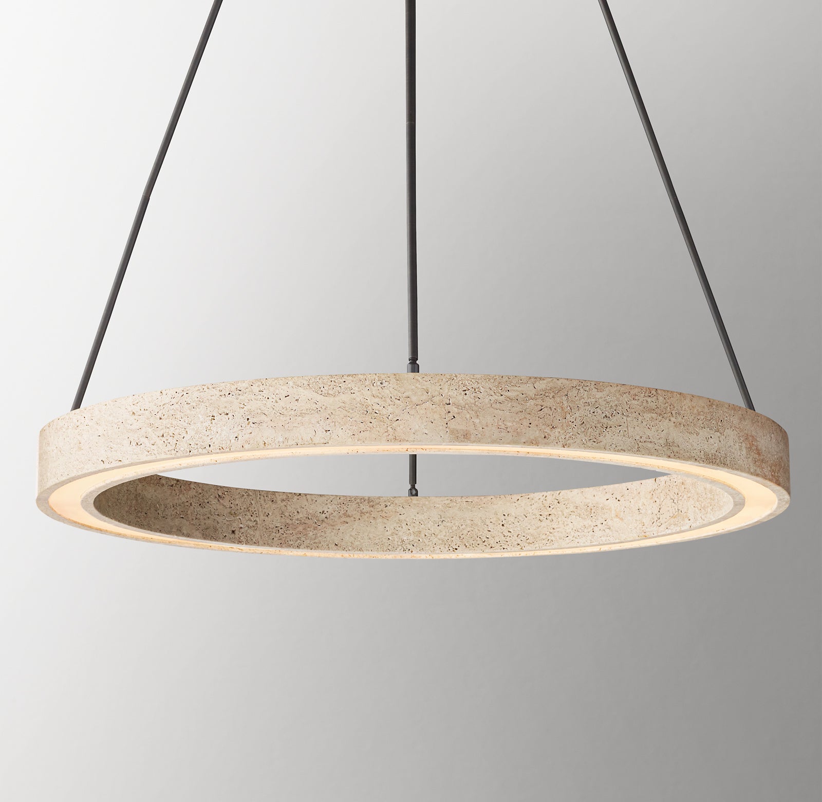 Grey Travertine Pendant