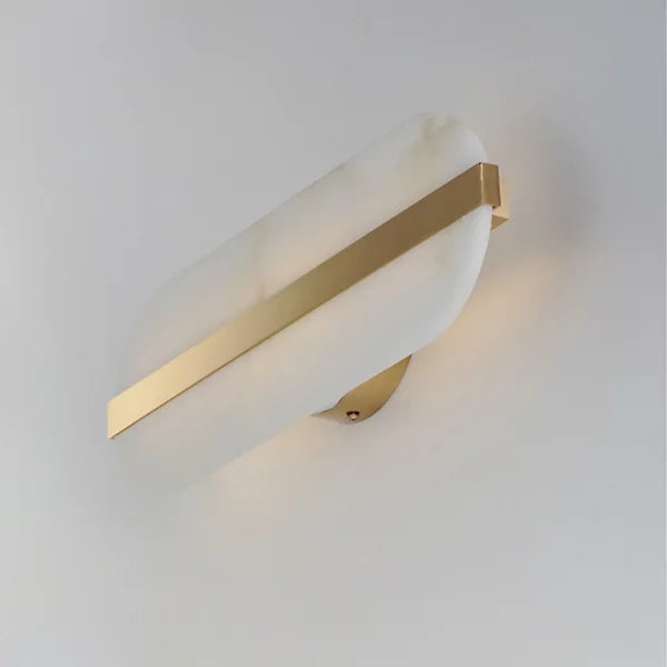 Stonewall Alabaster LED Wall Sconce 18"