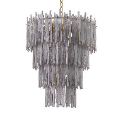 Saint Roch Modern Glass Chandelier [S/L] - [Brass & Glass]