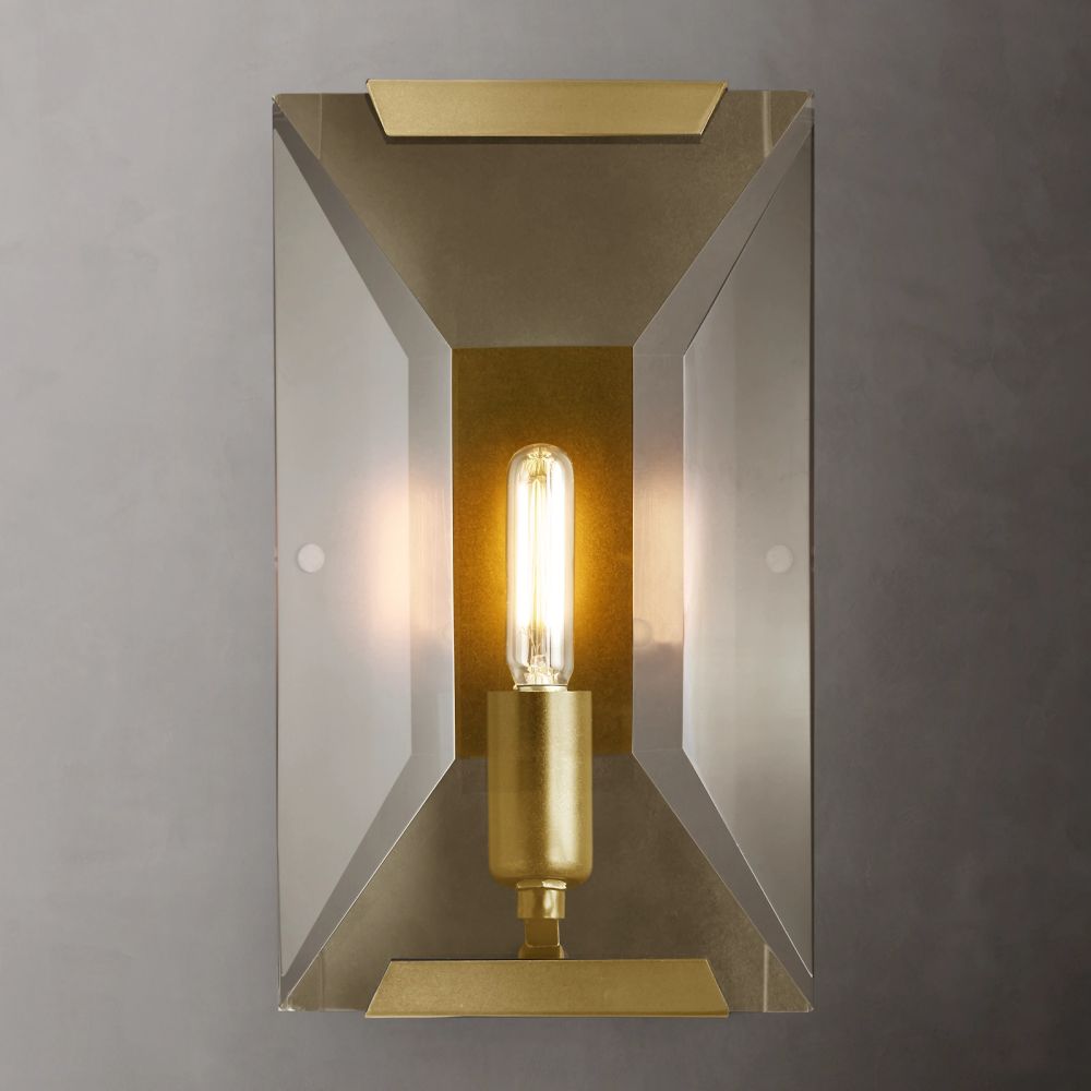 Halou Crystal Sconce 10"H