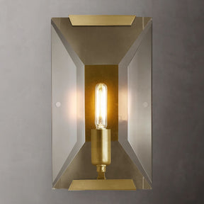 Halou Crystal Sconce 10"H