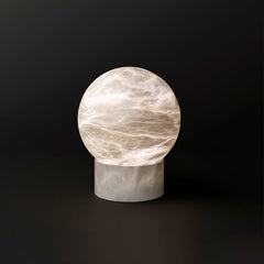 Nami Shumu Alabaster Global Table Lamp