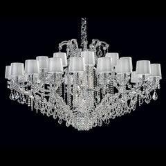 Sliver luxury maria theresa chandelier