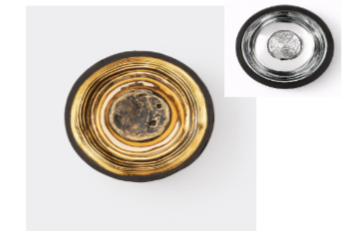 Falling Stars Ceiling Mount or Sconce -inside chrome and the top botton