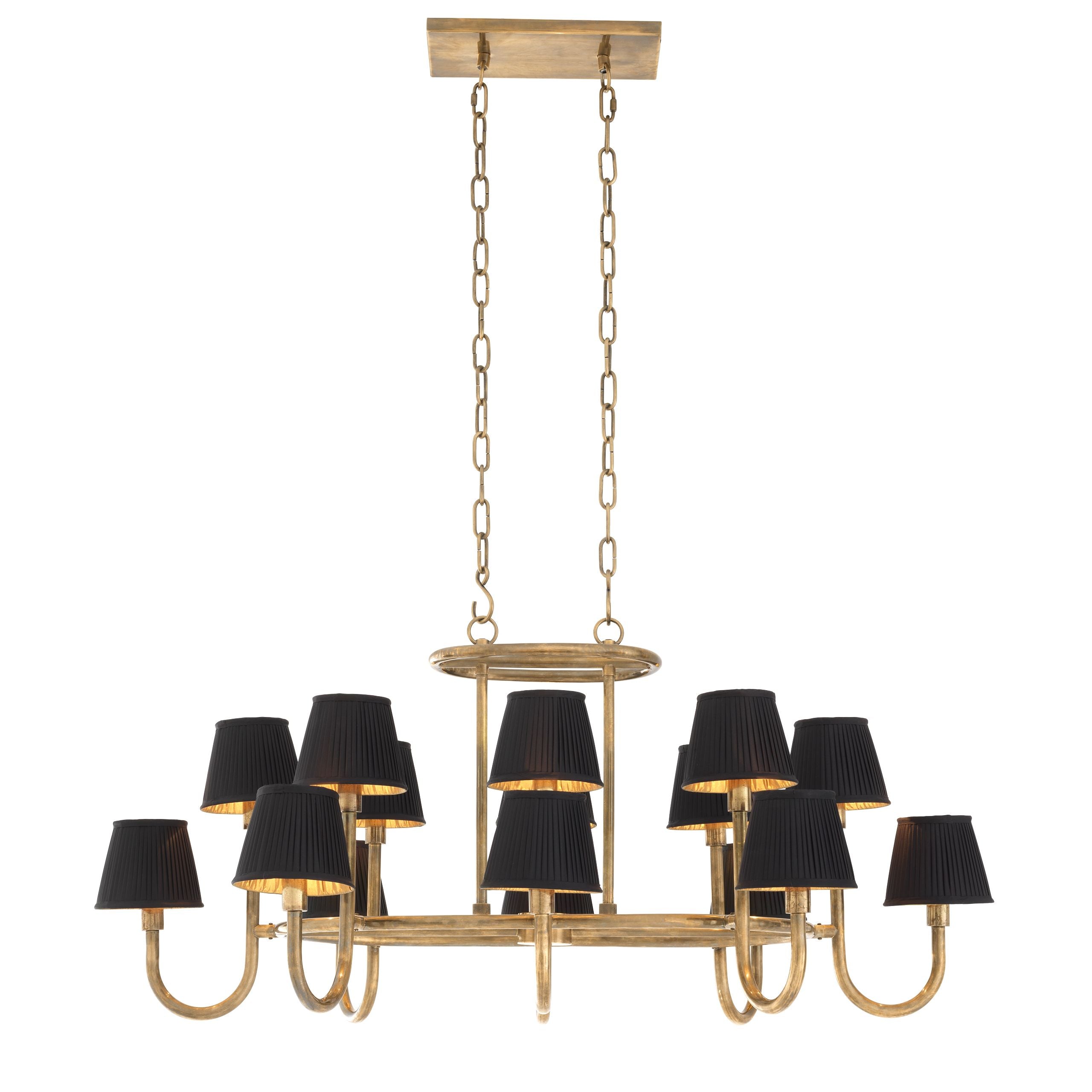 Pluto Modern Brass Chandelier - [Brass]