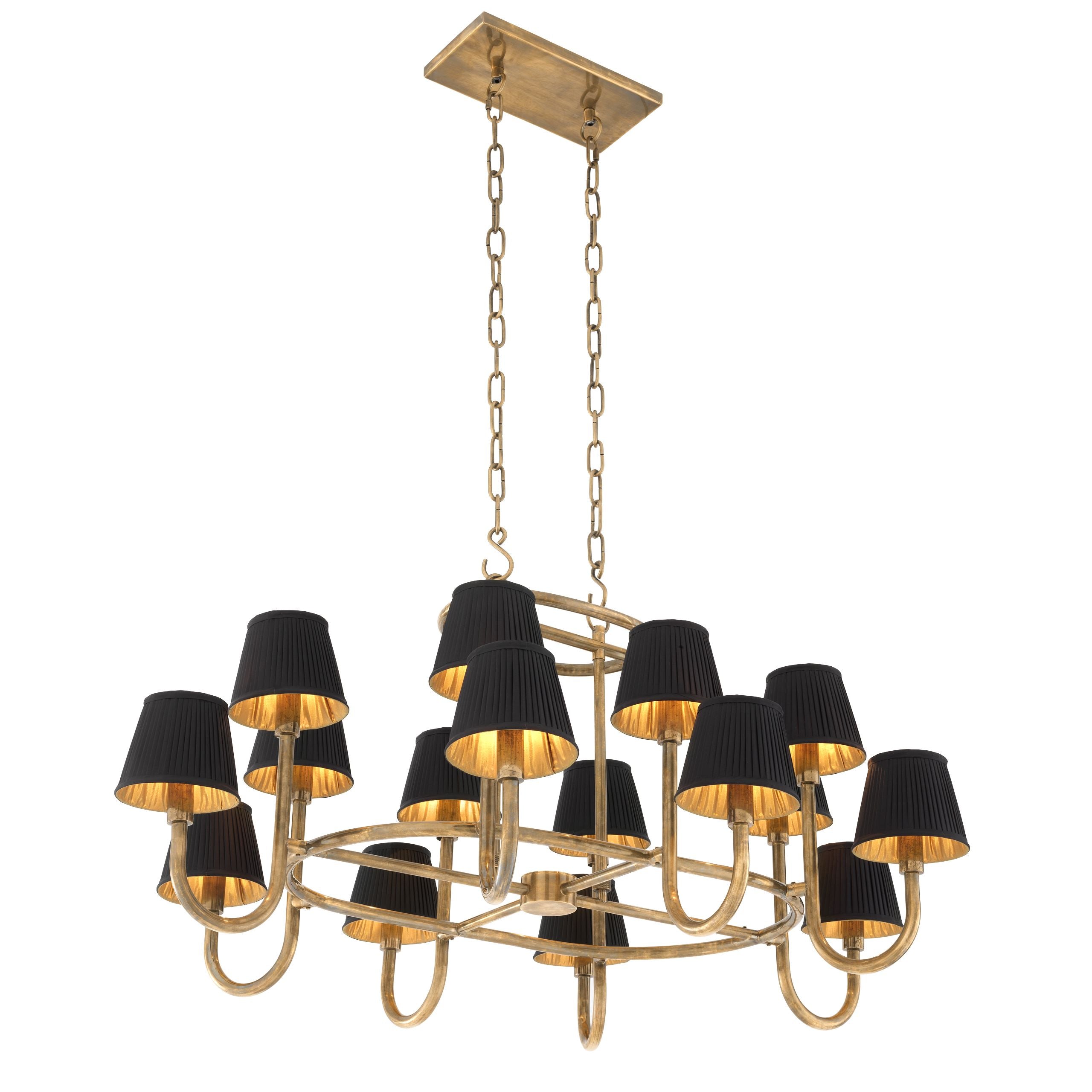 Pluto Modern Brass Chandelier - [Brass]
