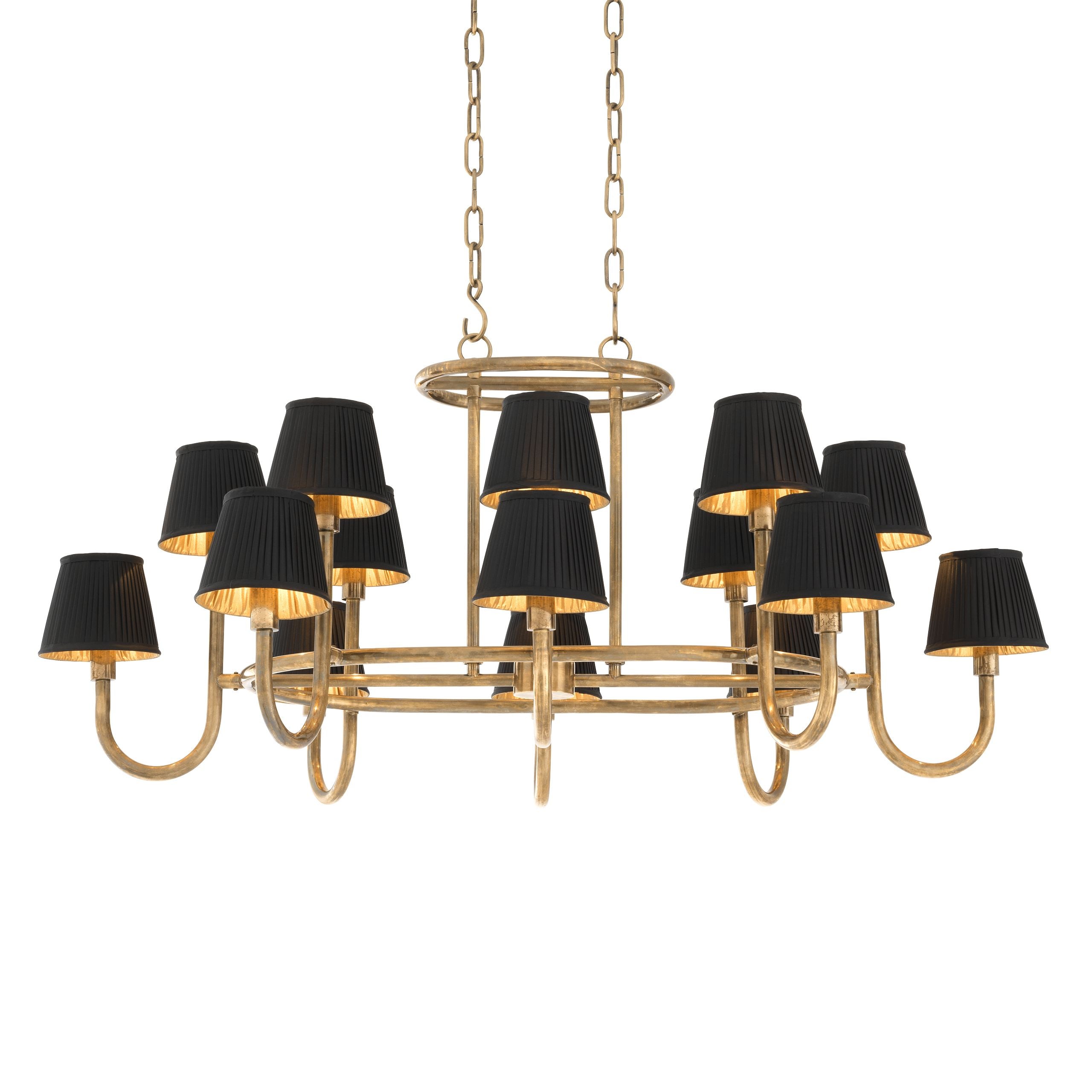 Pluto Modern Brass Chandelier - [Brass]
