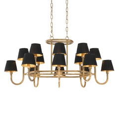 Pluto Modern Brass Chandelier - [Brass]