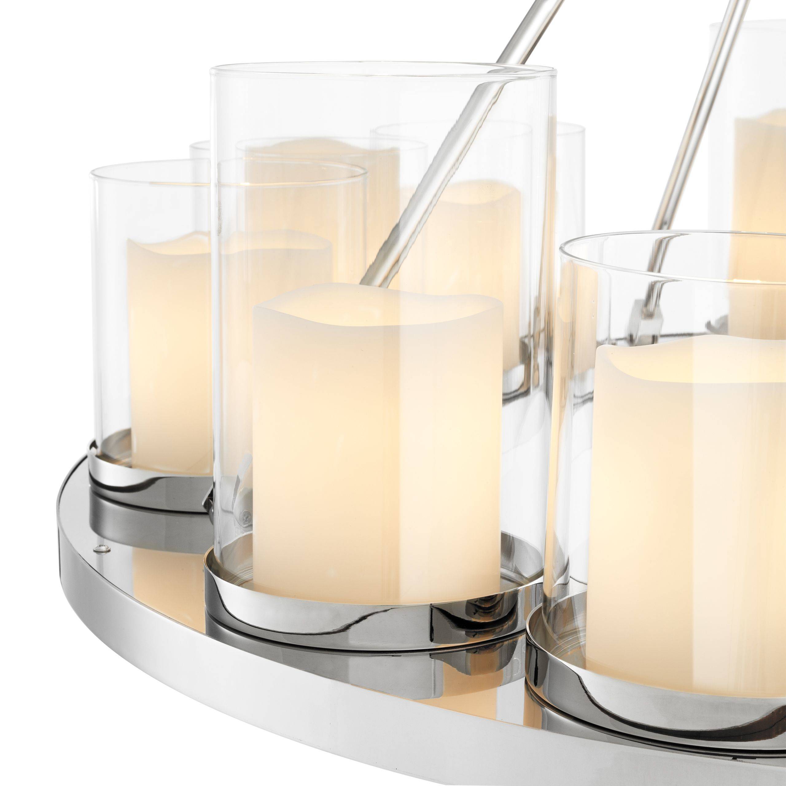 Summit Ring Modern Chandelier - [Steel]