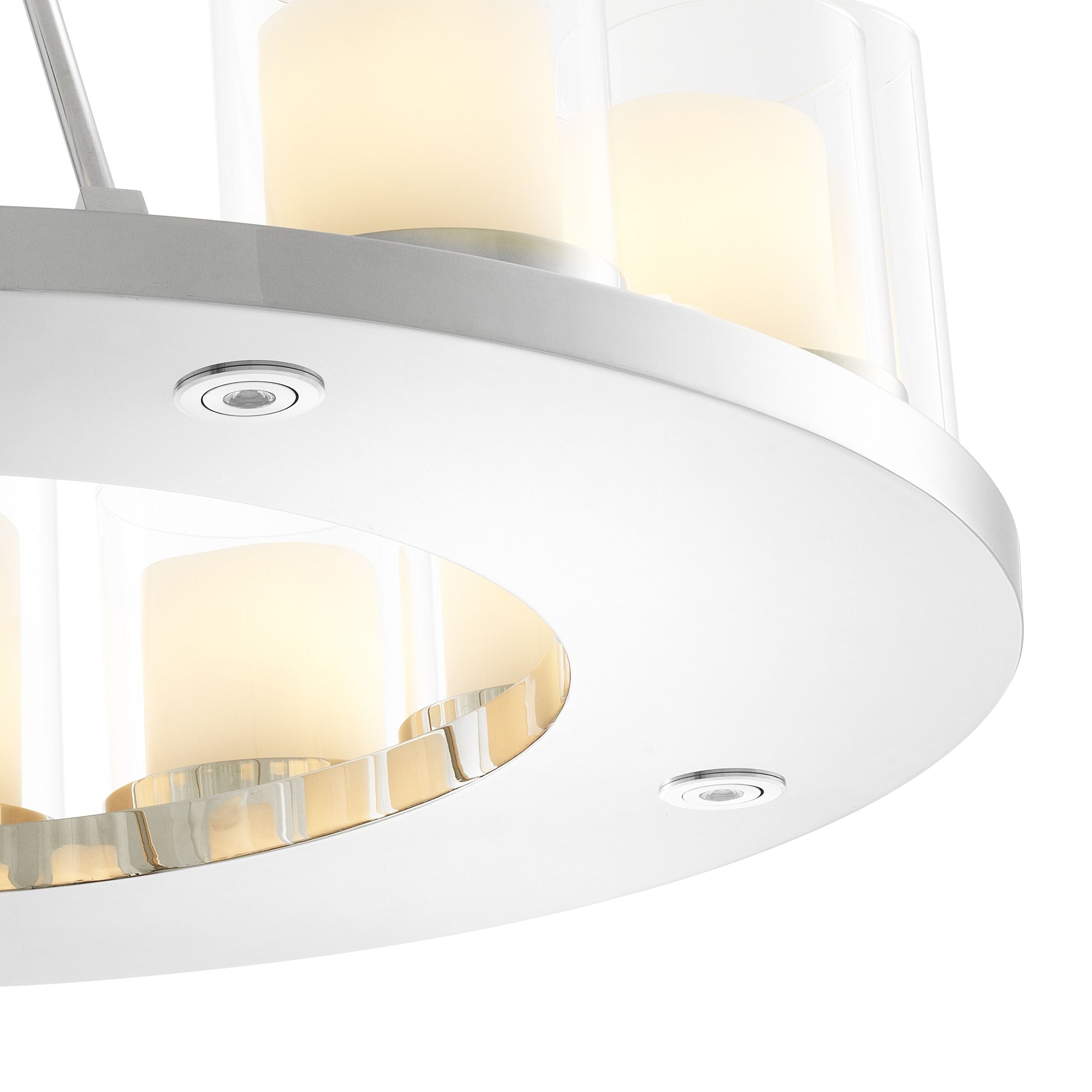 Summit Ring Modern Chandelier - [Steel]