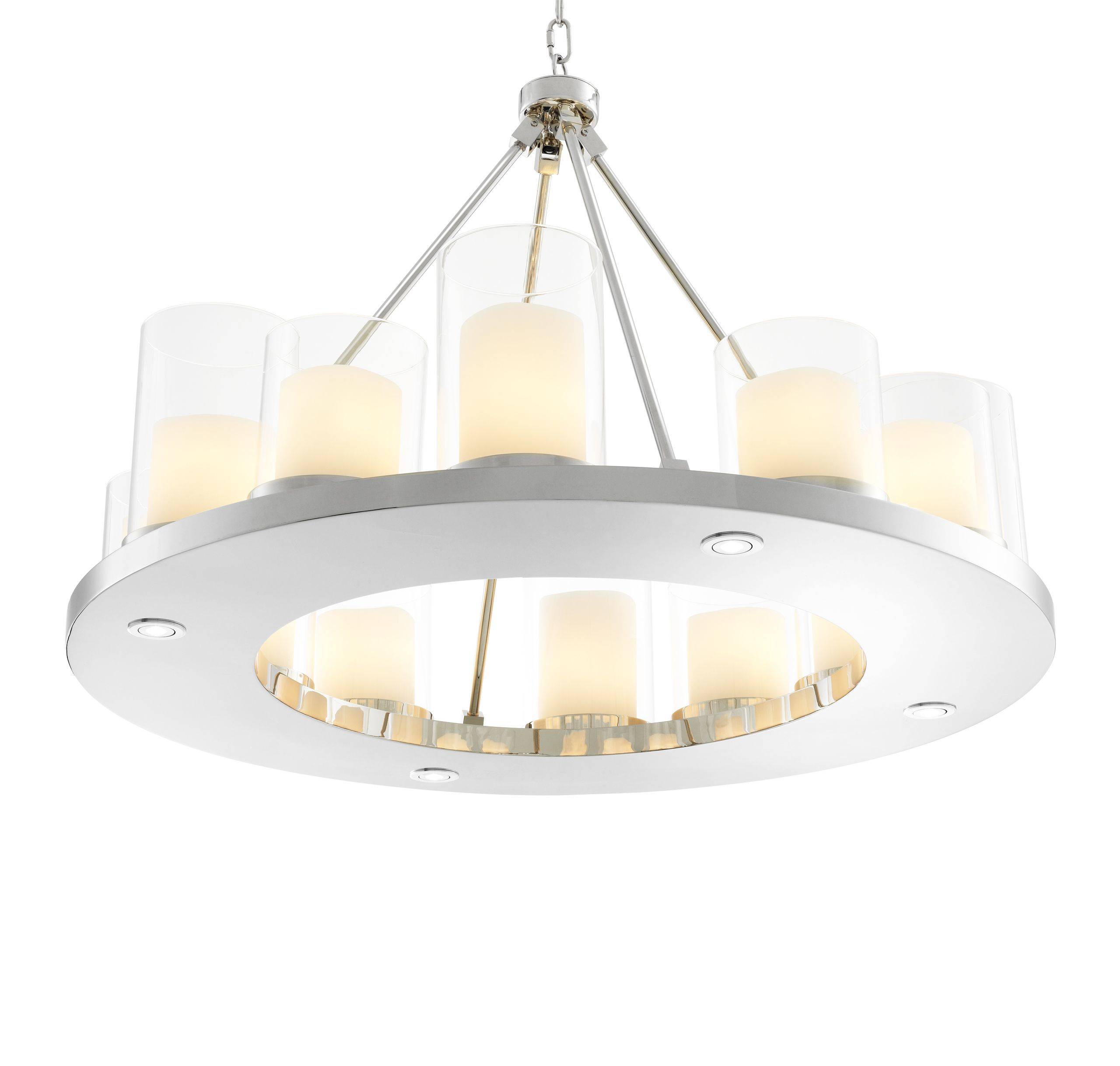 Summit Ring Modern Chandelier - [Steel]