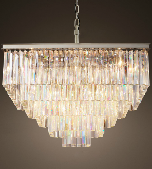 Odeon Square Chandelier For Living Room Dining Room