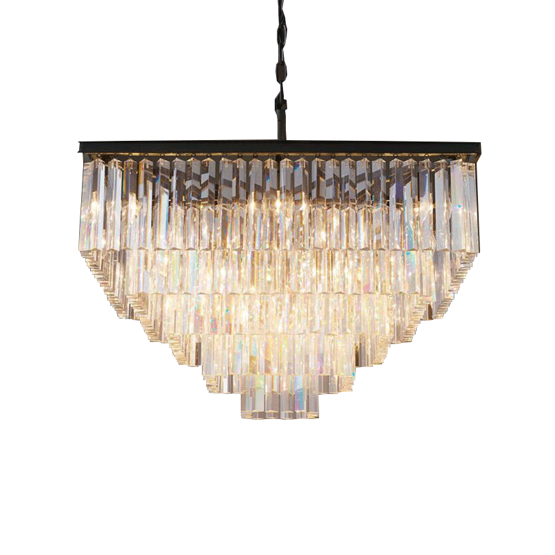 Odeon Square Chandelier For Living Room Dining Room