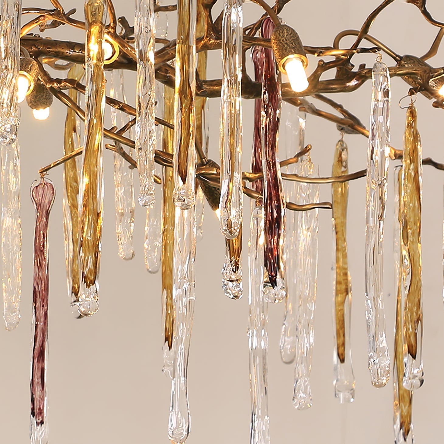Annata Ice Strip Glamour Dripstone Chandelier