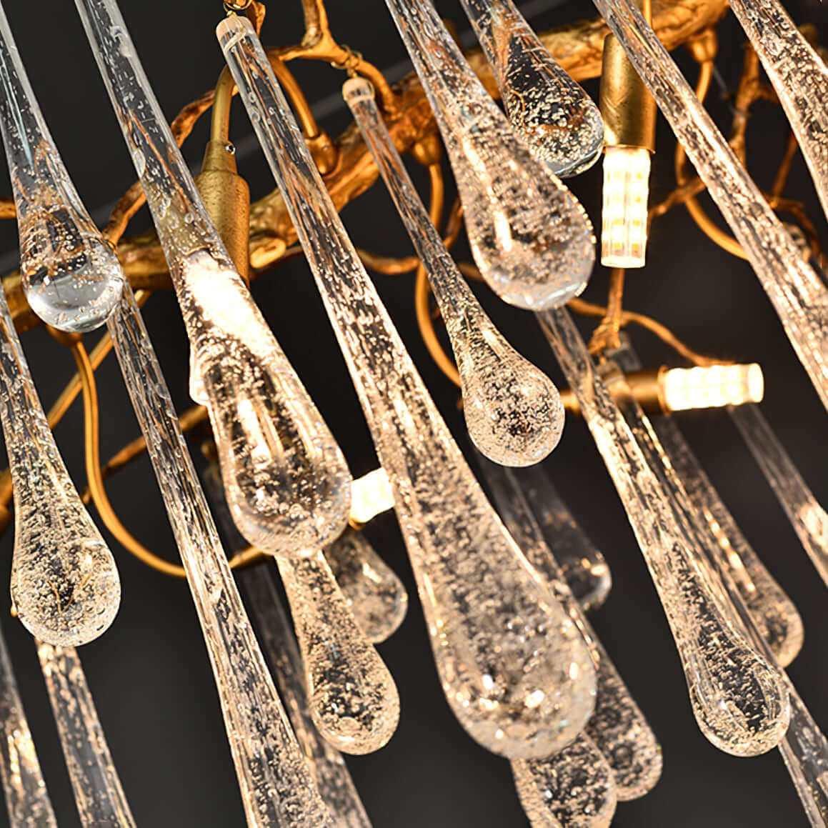 Aqua Makrama Chandeliers 33.5" 41" 49" 59" 71"L