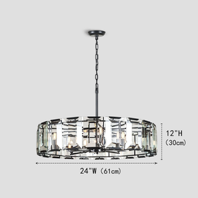 Tundra Crystal Round 24" Chandelier