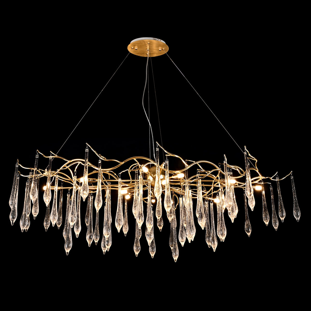 Lucio Linear Organic Branch Chandelier