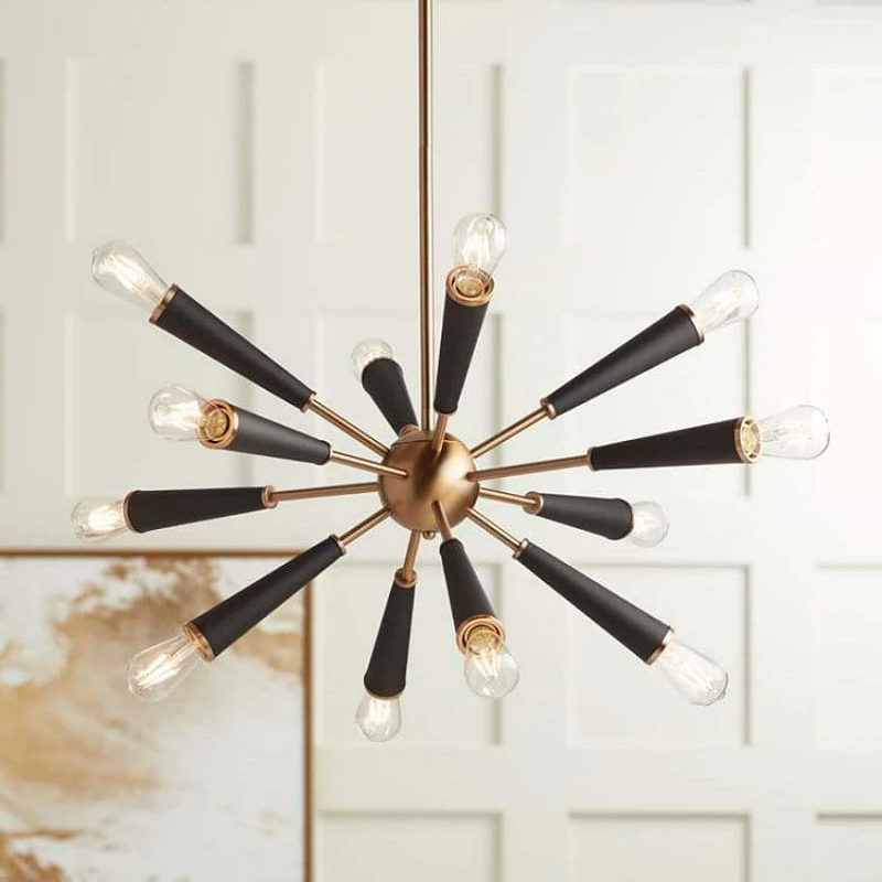 Sputnik Pendant Chandelier 34" W