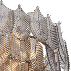 Verbier Modern Glass Chandelier [S/L] - [Brass]