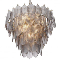 Verbier Modern Glass Chandelier [S/L] - [Brass]