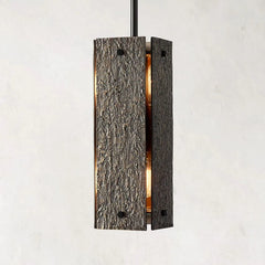 Vouvry Rectangular Pendant 19"H