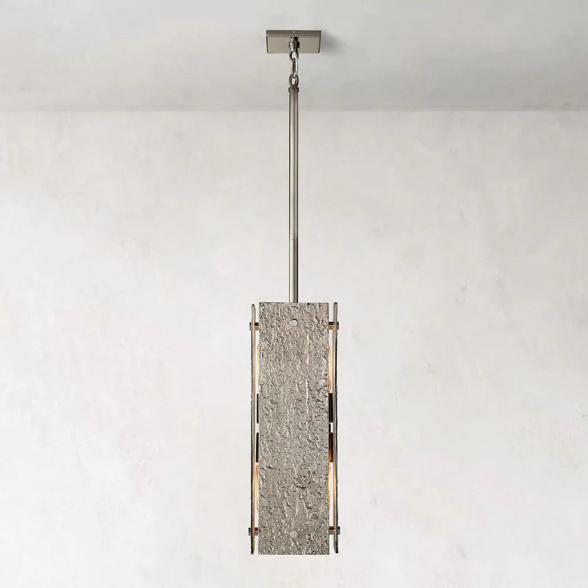 Vouvry Rectangular Pendant 19"H