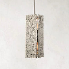 Vouvry Rectangular Pendant 19"H