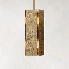 Vouvry Rectangular Pendant 19"H