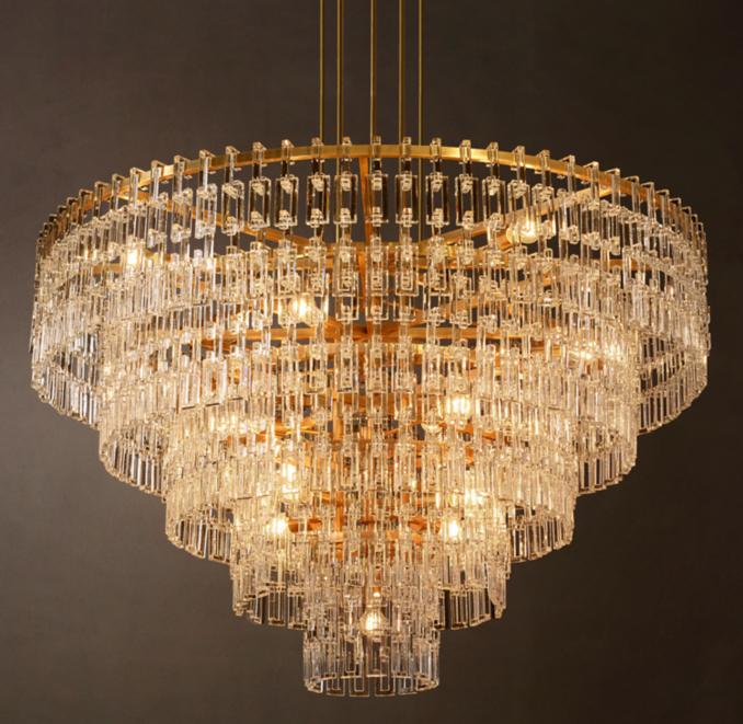 Marignan Tiered Round Chandelier 60"