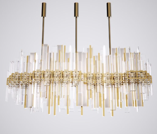 Custom Chandelier 63''L