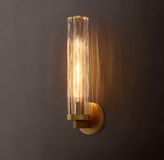 Tronchi Clear Glass Sconce