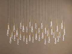 Soltaire Linear Chandelier 60"