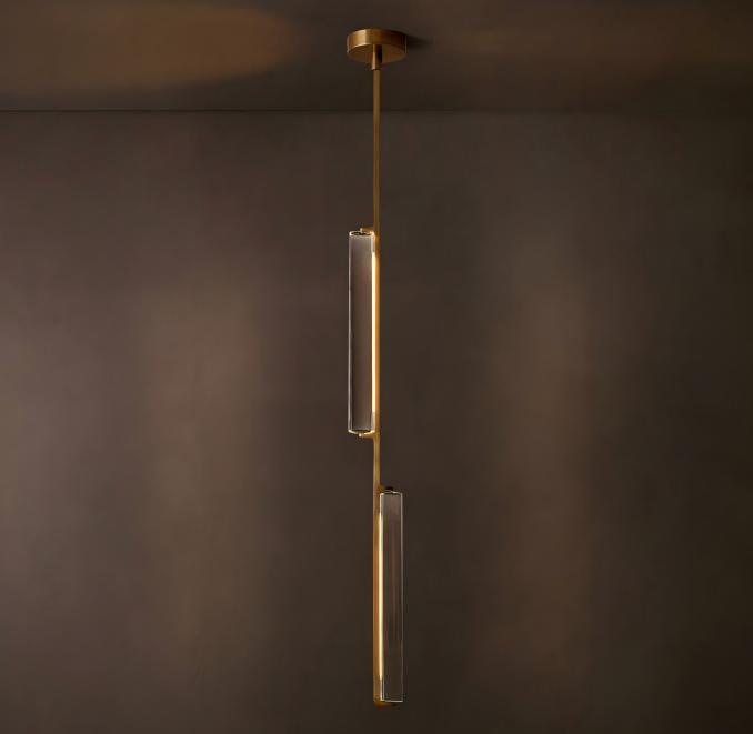 Audubon Crystal Pendant-POWDER ROOM