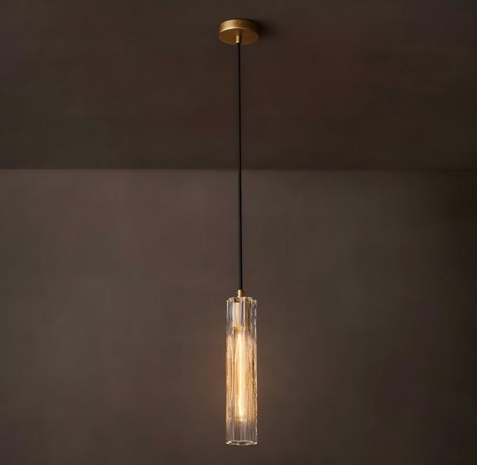 Tronchi Clear Glass Pendant