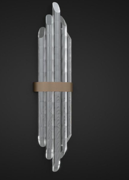 Custom Wall Sconce 28.4''D