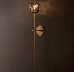 Boule de Cristal Smoke Glass Grand Sconce