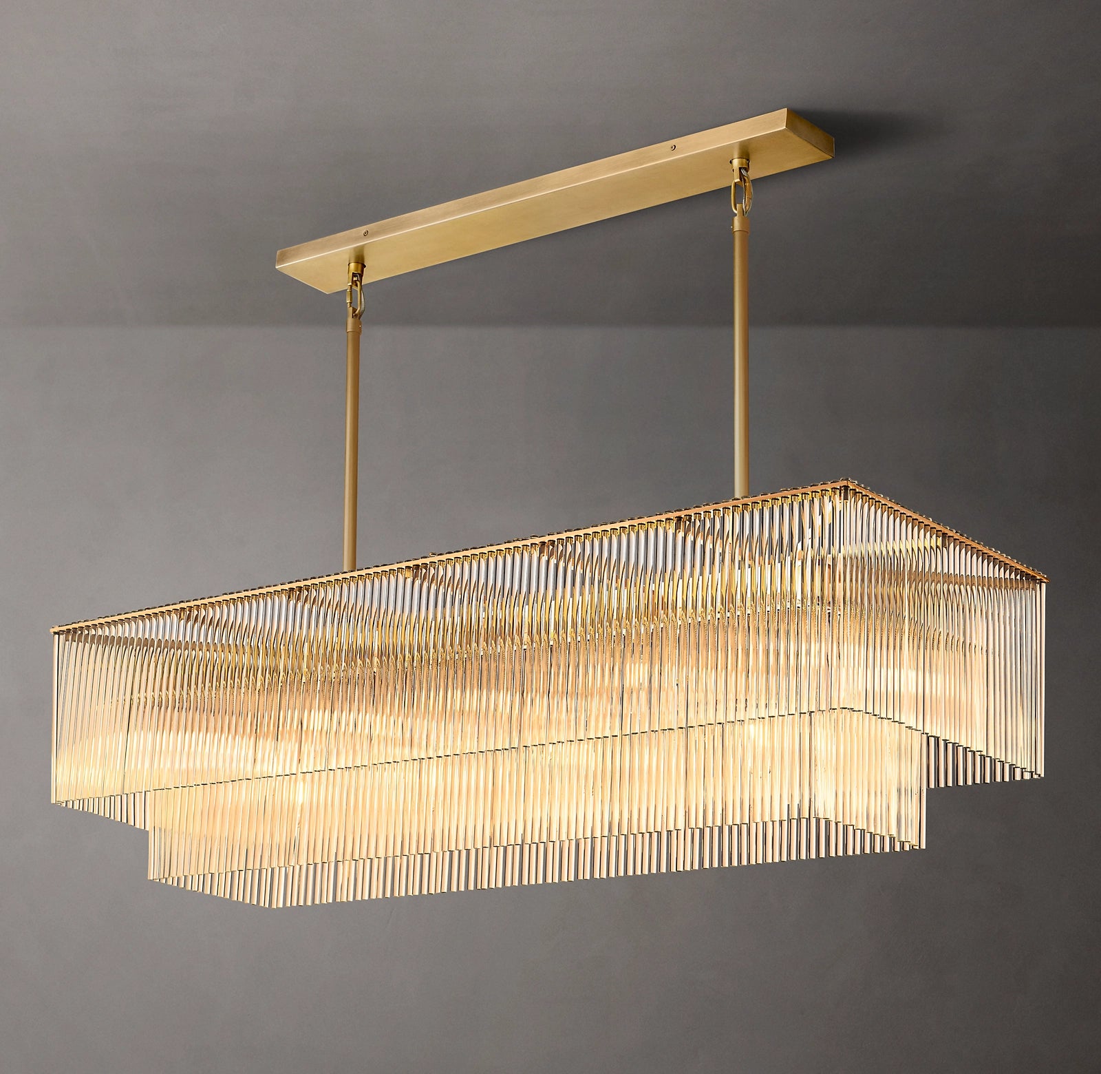 Amadeo Rectangular Chandelier 54''D